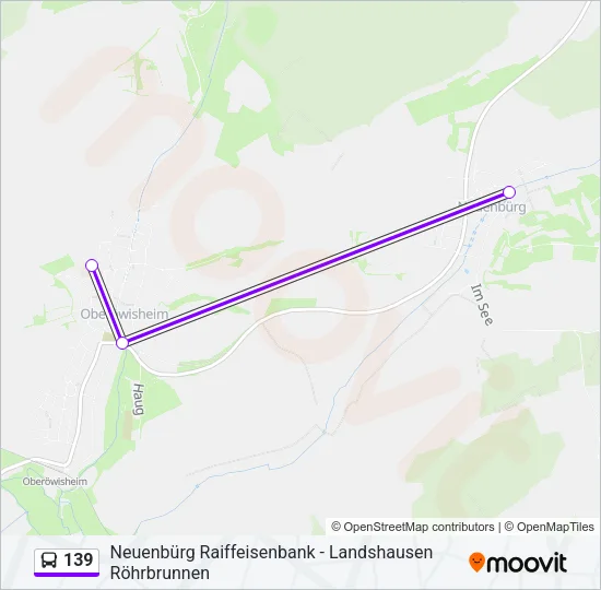 139 Bus Line Map