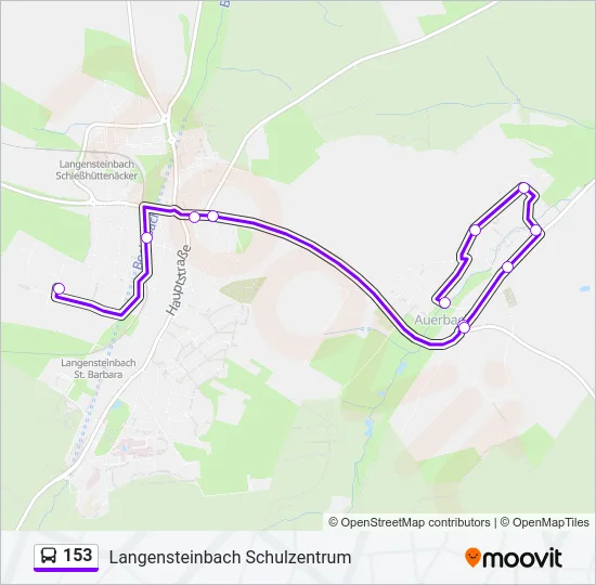 153 Bus Line Map
