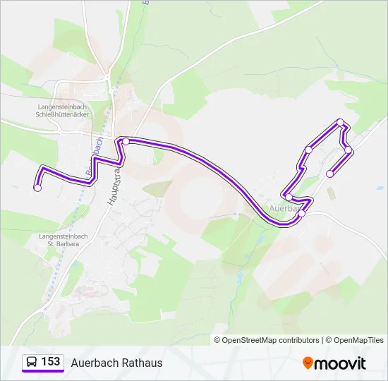 153 Bus Line Map