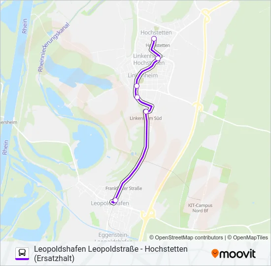 SEV S1/S11 Bus Line Map