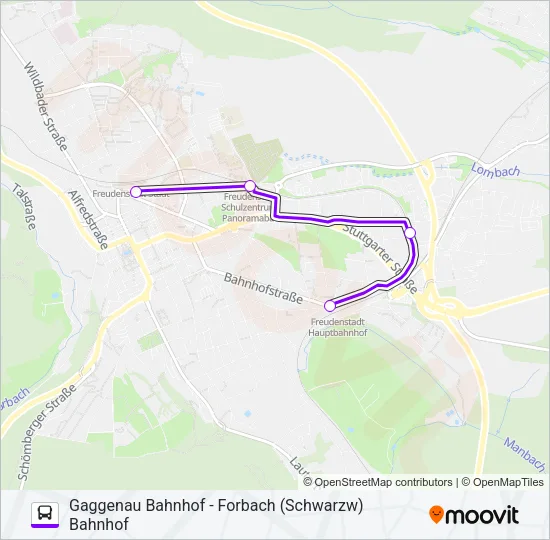 SEV S8/S81 Bus Line Map