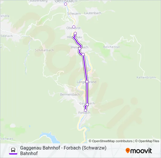 SEV S8/S81 Bus Line Map