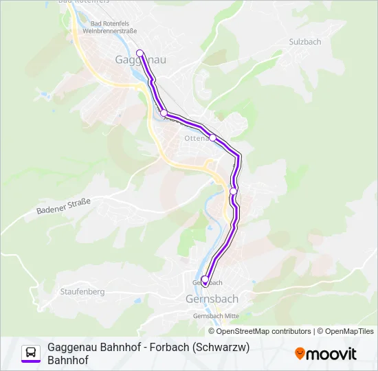 SEV S8/S81 Bus Line Map