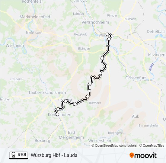 RB8  Line Map