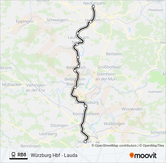 RB8  Line Map