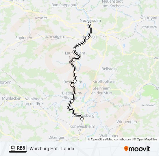 RB8  Line Map