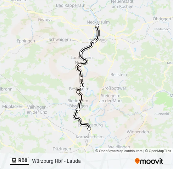 RB8  Line Map