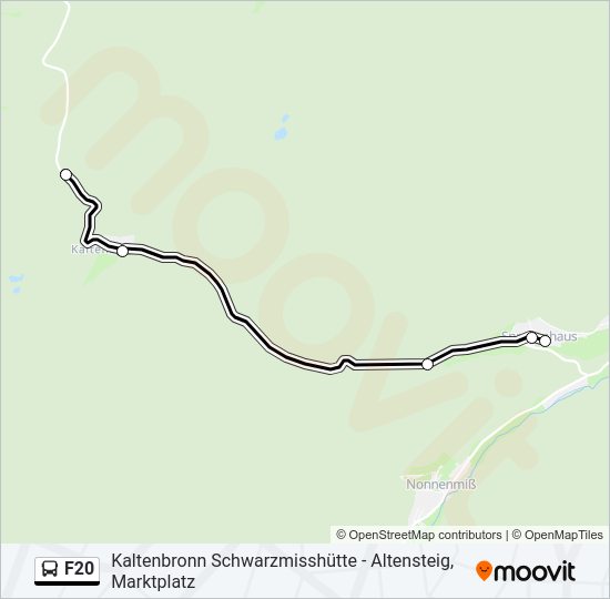 F20 Bus Line Map