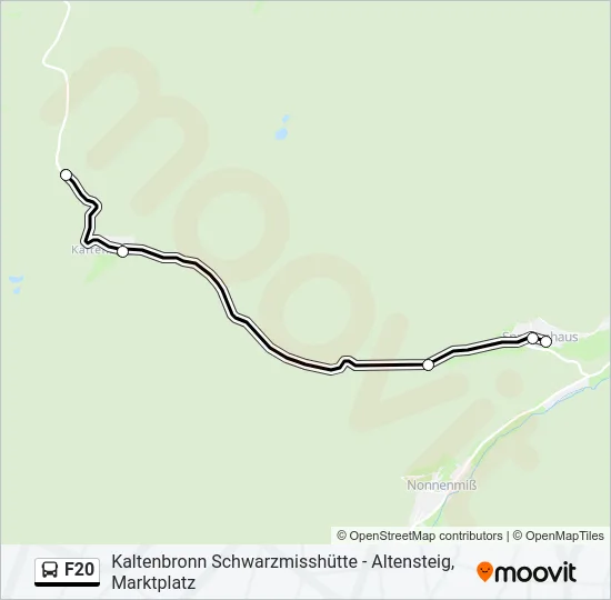 F20 Bus Line Map