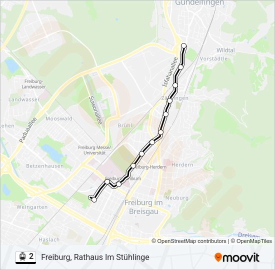 2 Light Rail Line Map