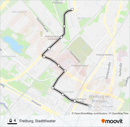 4 Light Rail Line Map