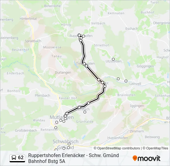 62  Line Map