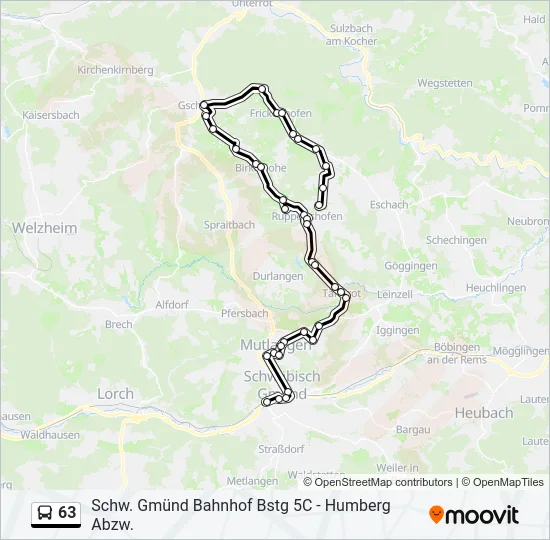 63  Line Map