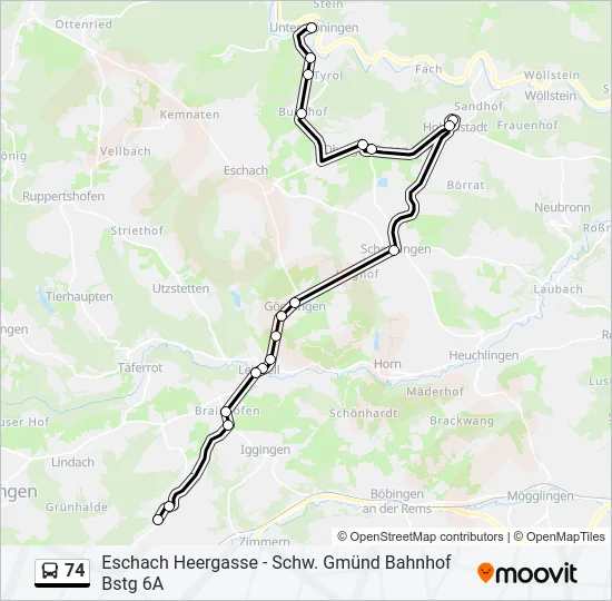 74  Line Map