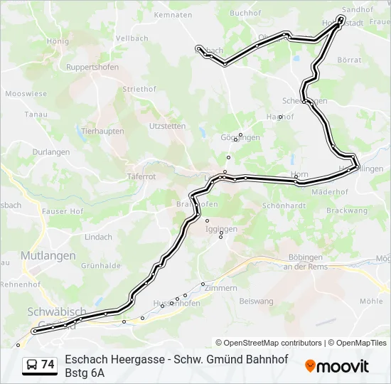 74  Line Map