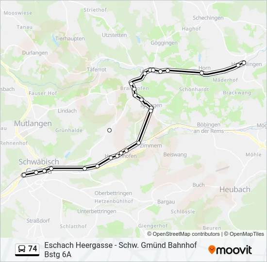 74  Line Map