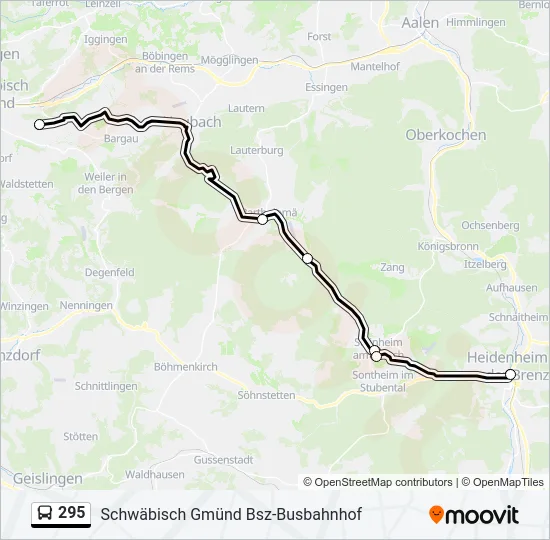 295  Line Map