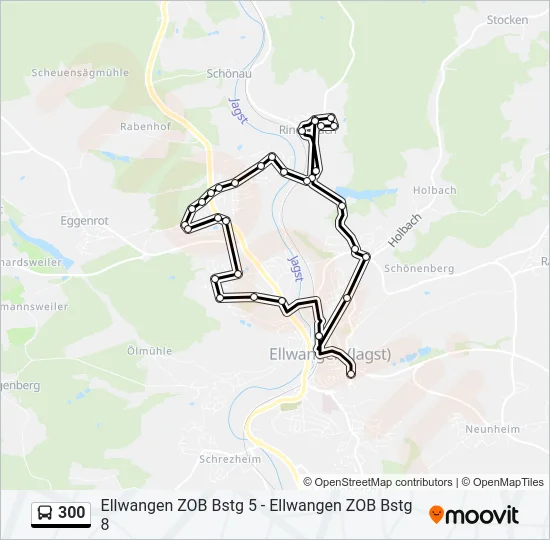 300  Line Map