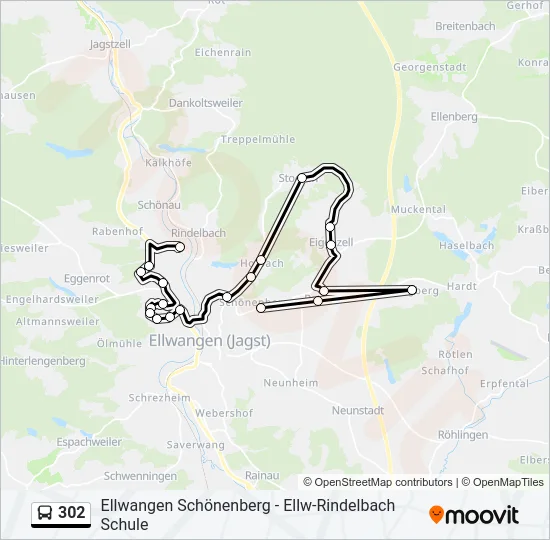302  Line Map