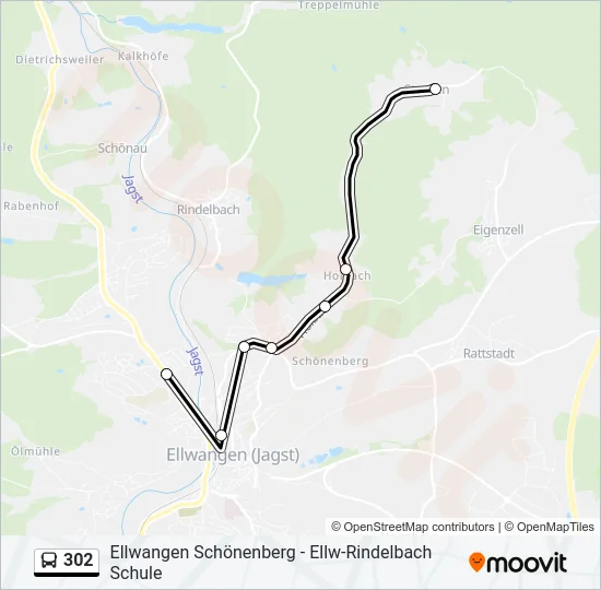 302  Line Map