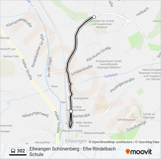 302  Line Map