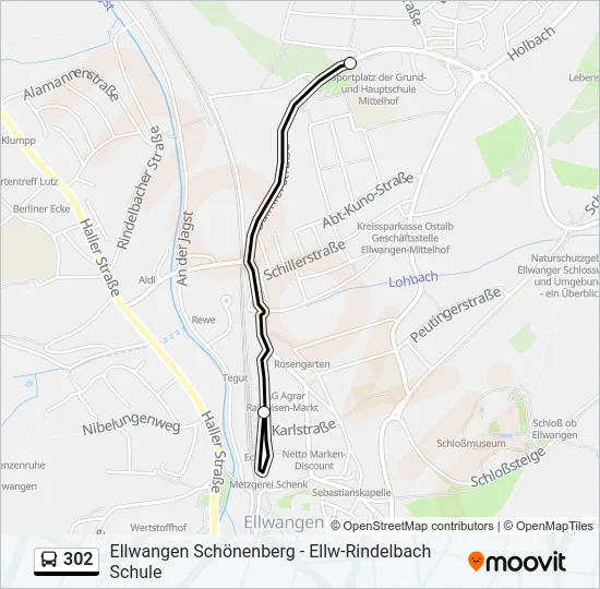 302  Line Map