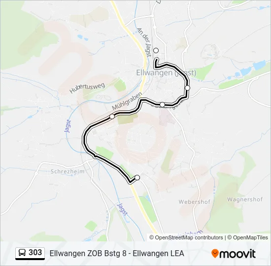 303  Line Map