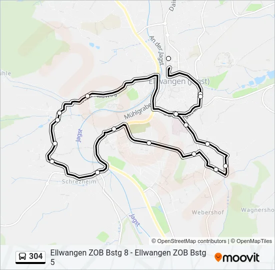 304  Line Map
