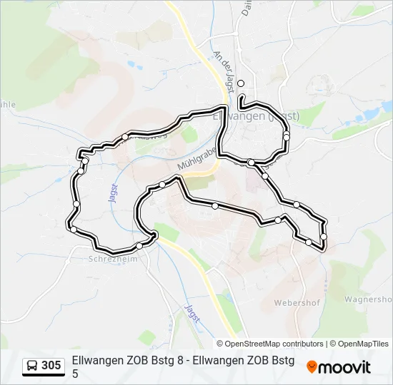 305  Line Map