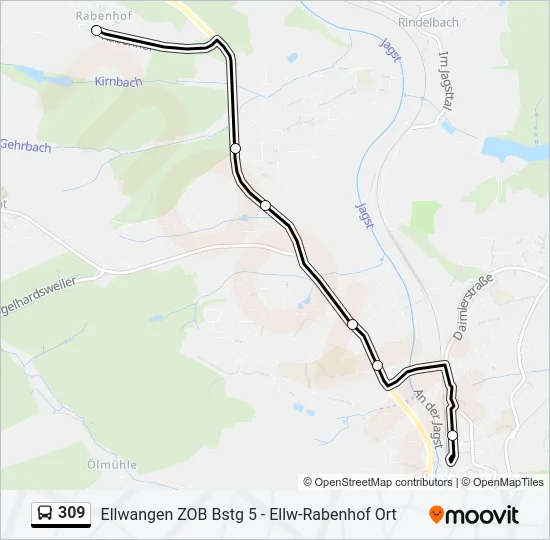 309  Line Map
