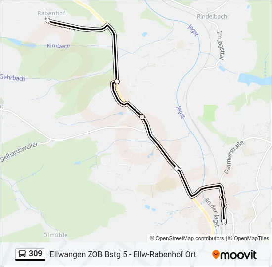 309  Line Map