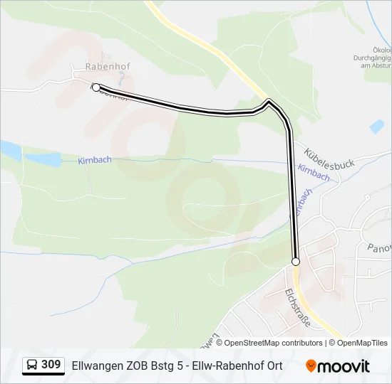 309  Line Map