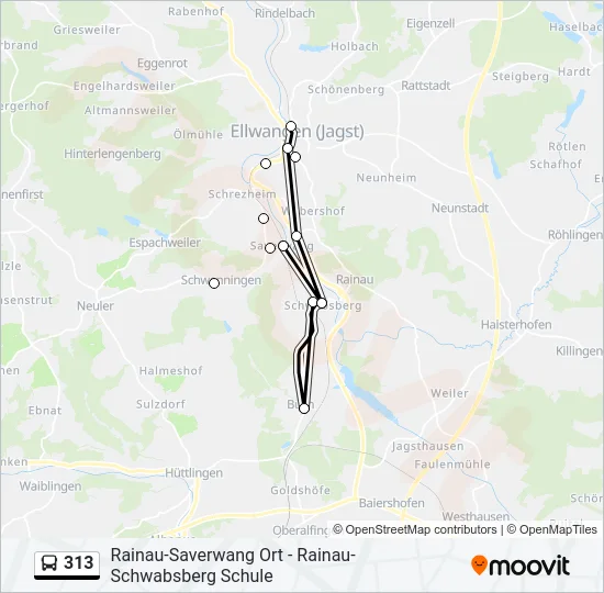 313  Line Map