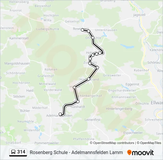 314  Line Map