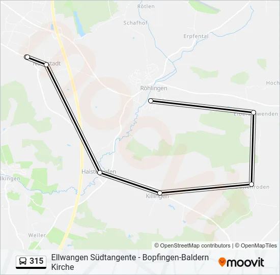 315  Line Map