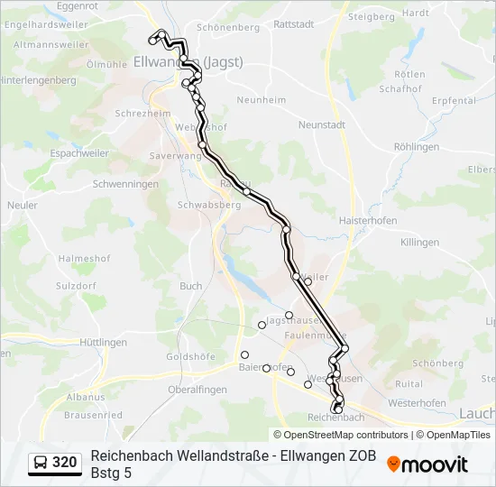 320  Line Map