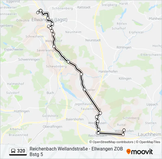 320  Line Map