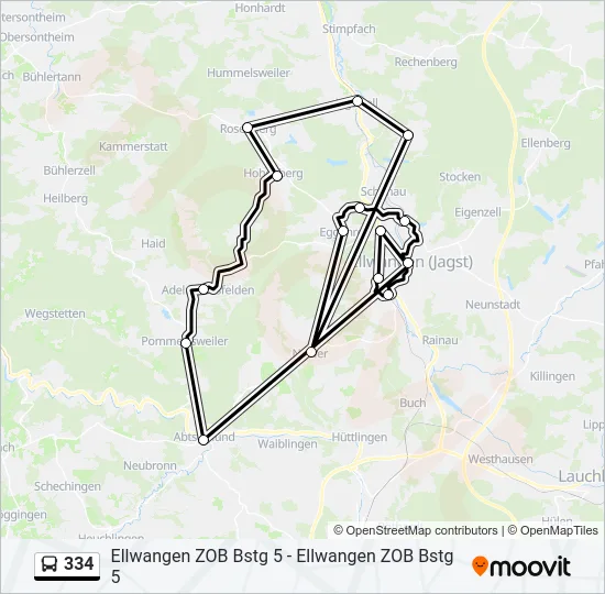 334  Line Map