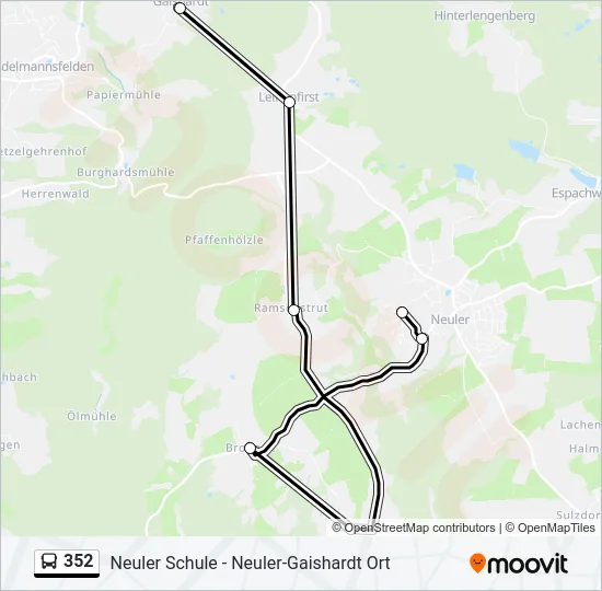 352  Line Map