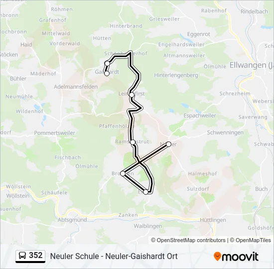 352  Line Map