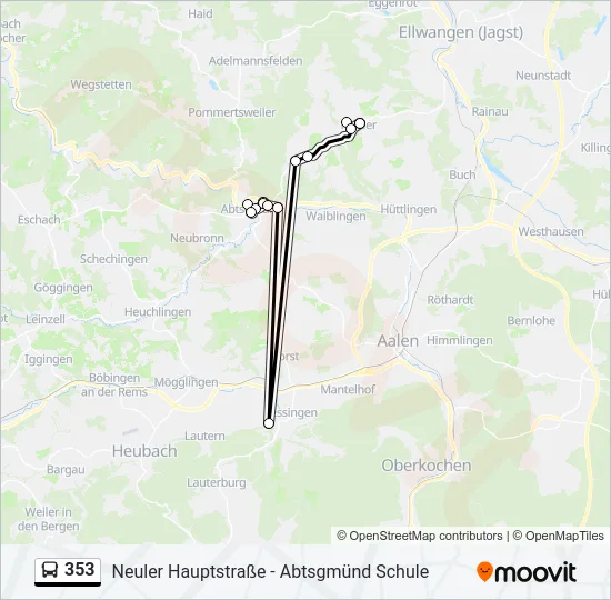 353  Line Map