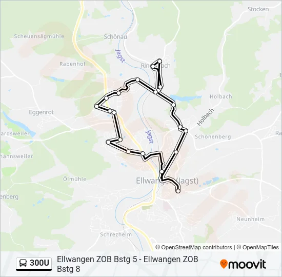 300U  Line Map