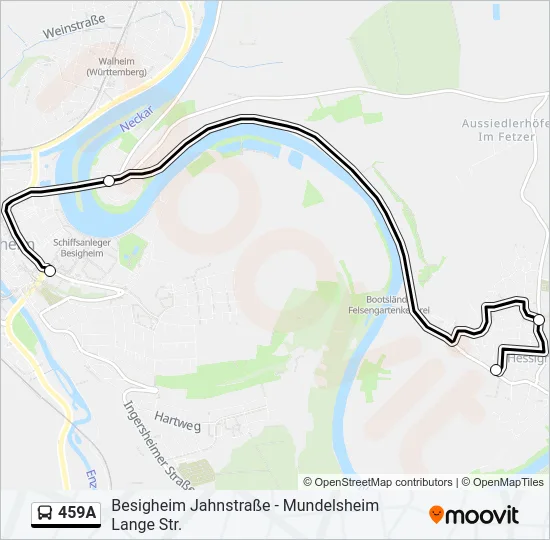 459A  Line Map