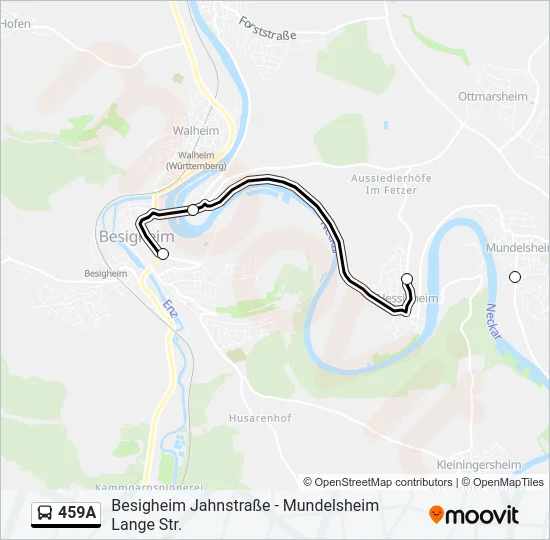 459A  Line Map