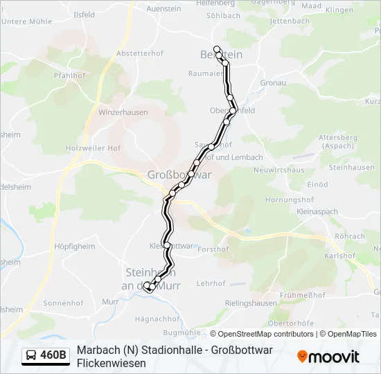 460B  Line Map