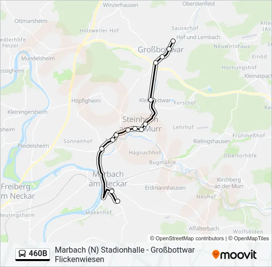 460B  Line Map