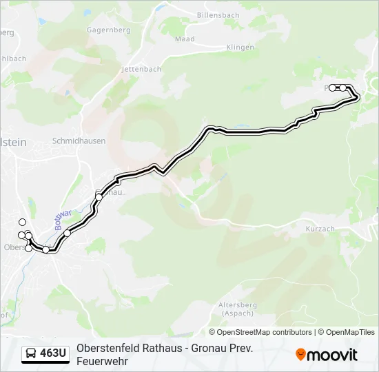 463U  Line Map
