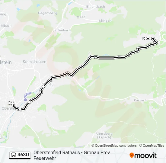 463U  Line Map