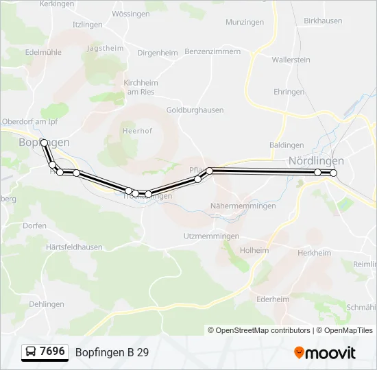 7696  Line Map