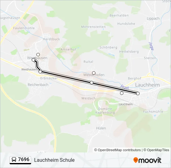 7696  Line Map